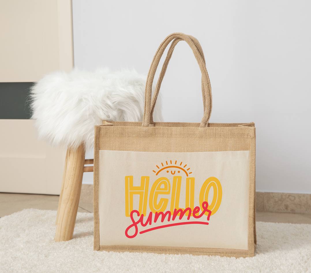 Jutetasche - Hello Summer