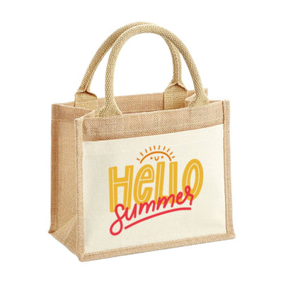 Jutetasche - Hello Summer