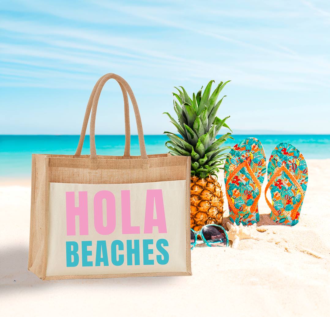 Jutetasche - Hola beaches