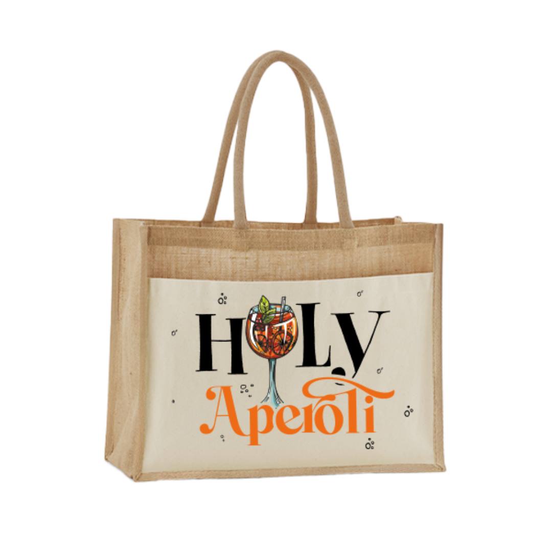 Jutetasche - Holy Aperoli