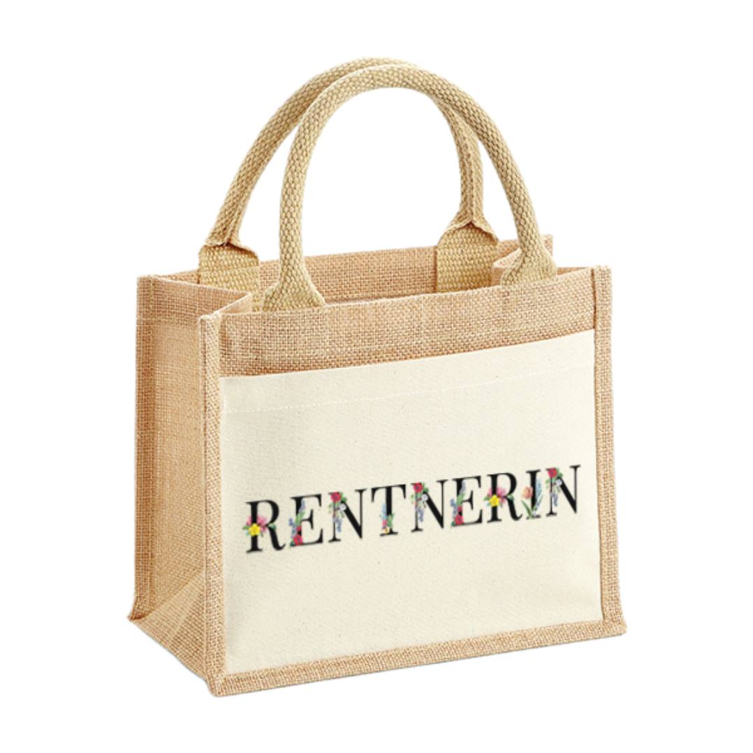 Jutetasche - Rentnerin