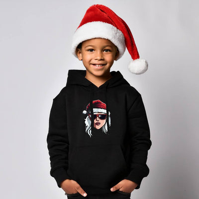 Hoodie Kinder - Coole Weihnachtsfrau