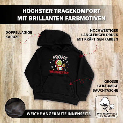 Hoodie Kinder - Baby Grinch - Frohe Weihnachten