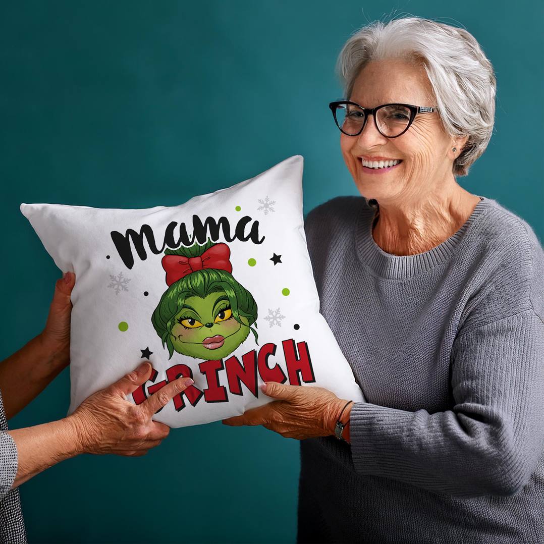 Kissen - Mama Grinch