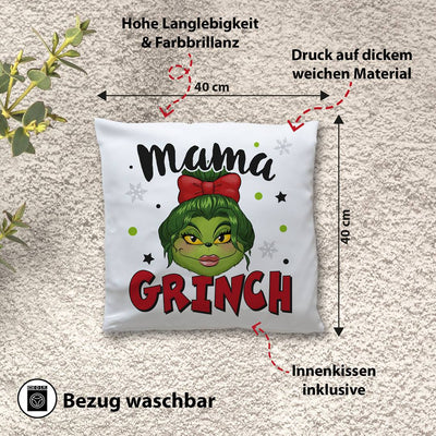 Kissen - Mama Grinch