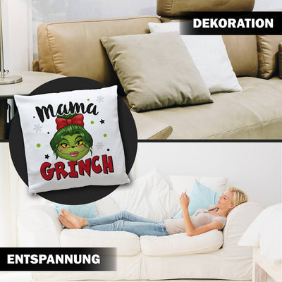 Kissen - Mama Grinch