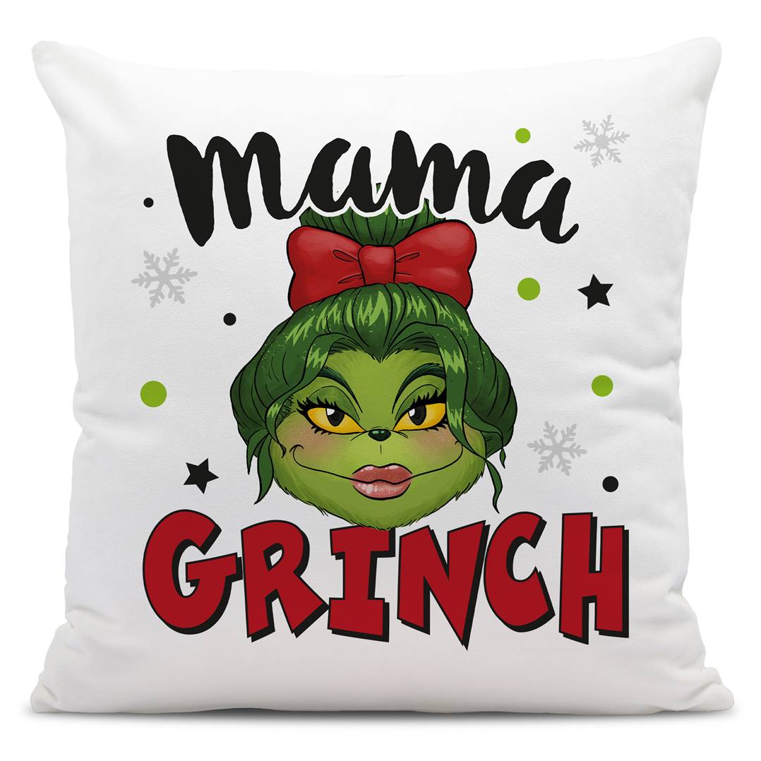 Kissen - Mama Grinch