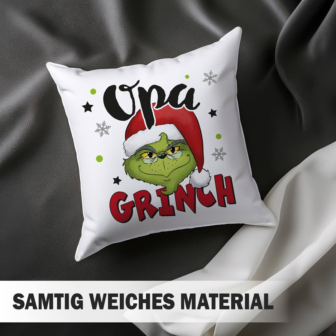 Kissen - Opa Grinch