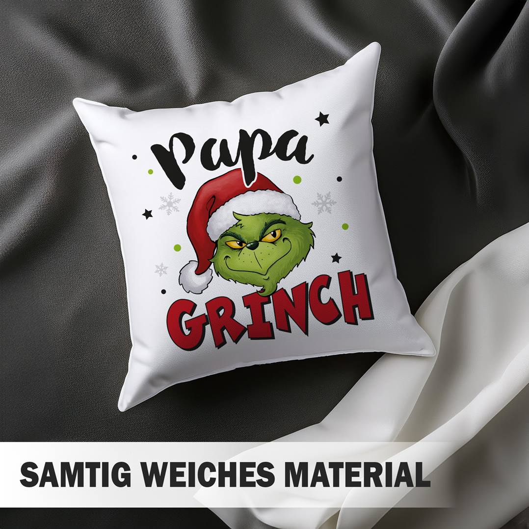 Kissen - Papa Grinch