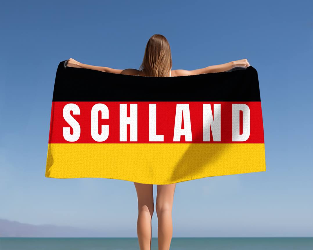 Schland - Handtuch & Strandtuch