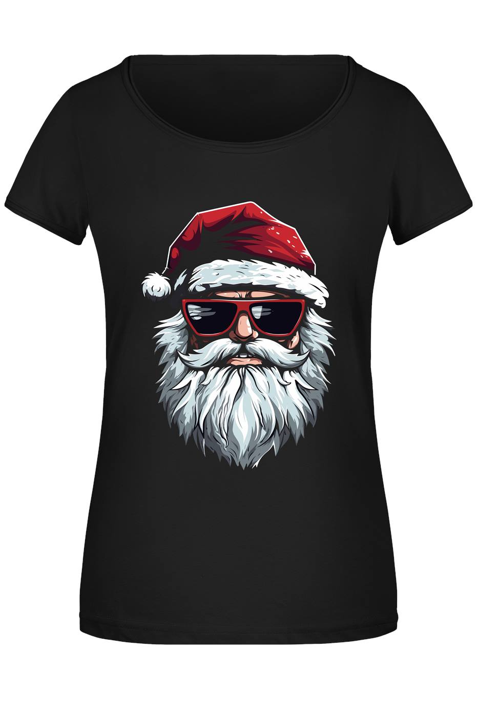 T-Shirt Damen - Cooler Weihnachtsmann