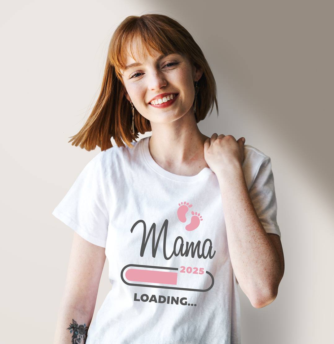 T-Shirt Damen - Mama loading 2025