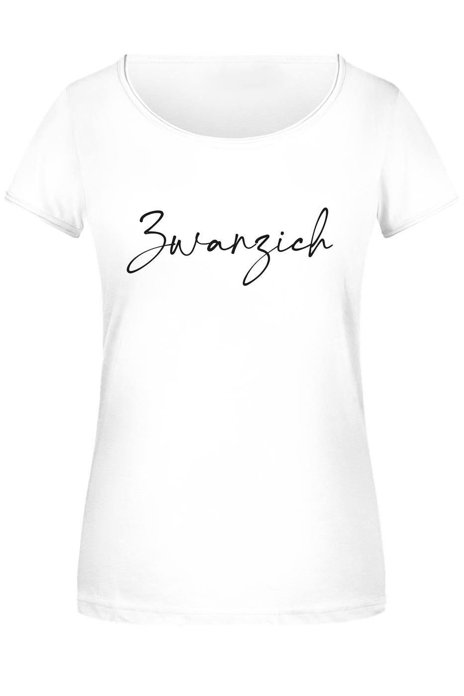 T-Shirt Damen - Runder Geburtstag (Zwanzich - Achzich)