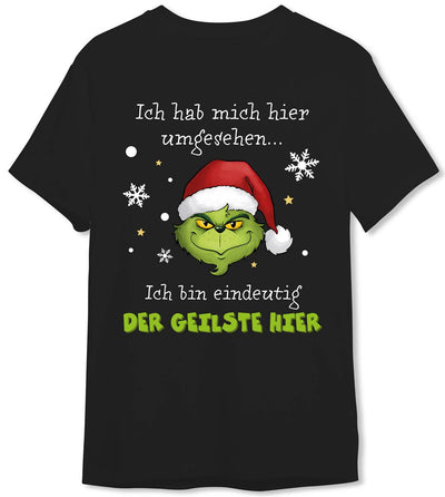 T-Shirt Herren - Grinch - Ich hab mich umgesehen, ich bin eindeutig der Geilste hier