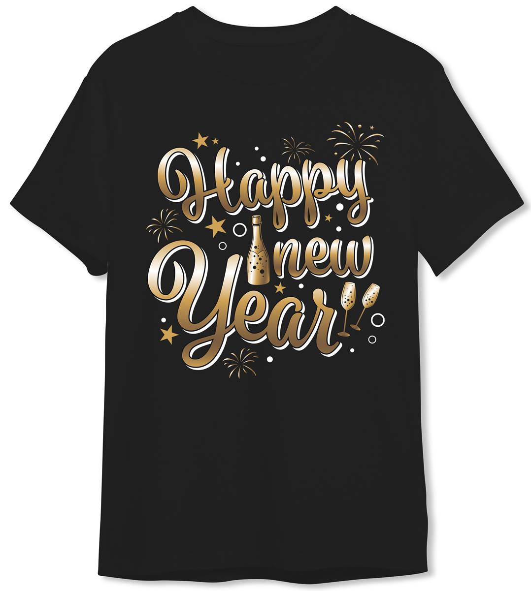 T-Shirt Herren - Happy New Year