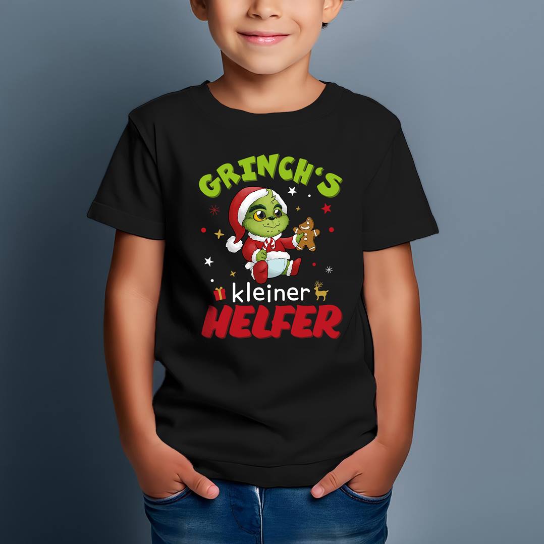 T-Shirt Kinder - Baby Grinch - Grinch's kleiner Helfer