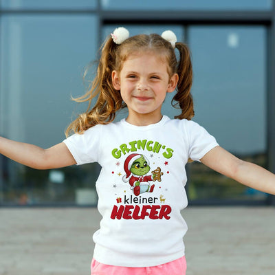 T-Shirt Kinder - Baby Grinch - Grinch's kleiner Helfer