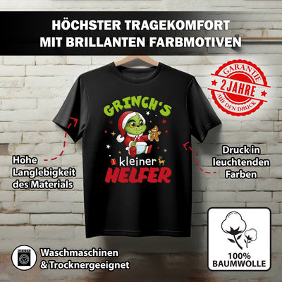 T-Shirt Kinder - Baby Grinch - Grinch's kleiner Helfer