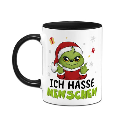 Tasse - Baby Grinch - Ich hasse Menschen (Mittelfinger) LH