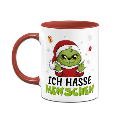 Tasse - Baby Grinch - Ich hasse Menschen (Mittelfinger) LH