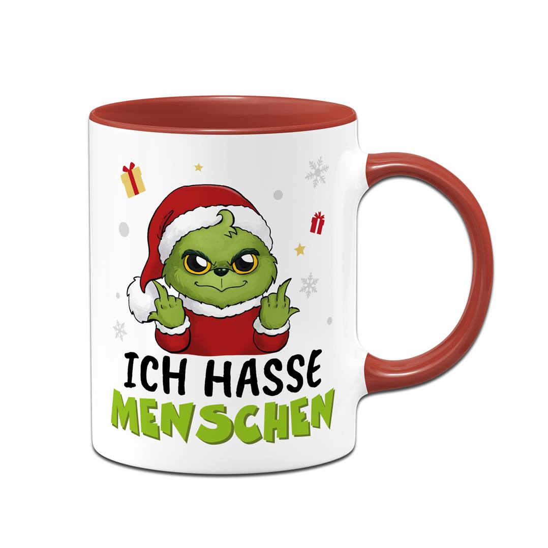 Tasse - Baby Grinch - Ich hasse Menschen (Mittelfinger) LH