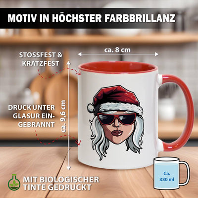 Tasse - Coole Weihnachtsfrau