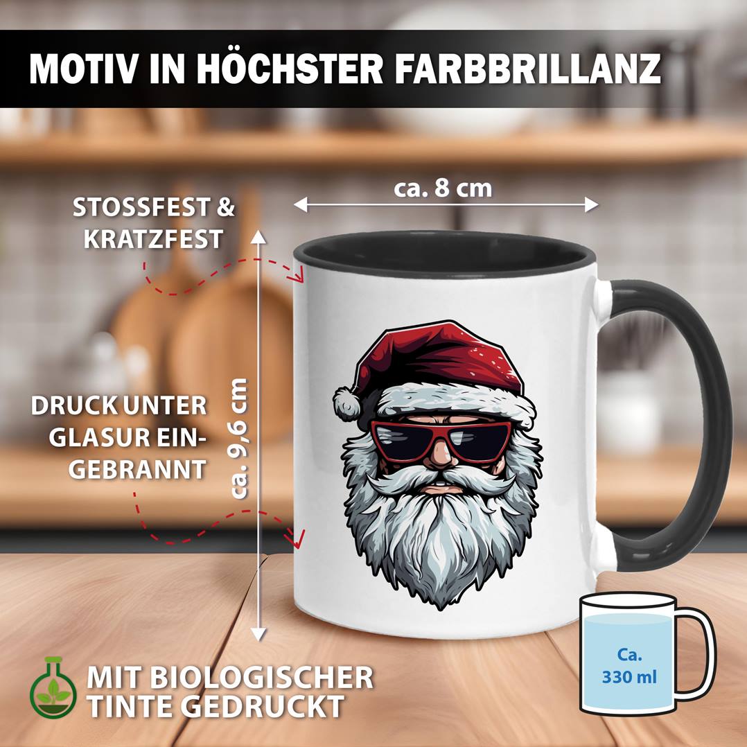 Tasse - Cooler Weihnachtsmann