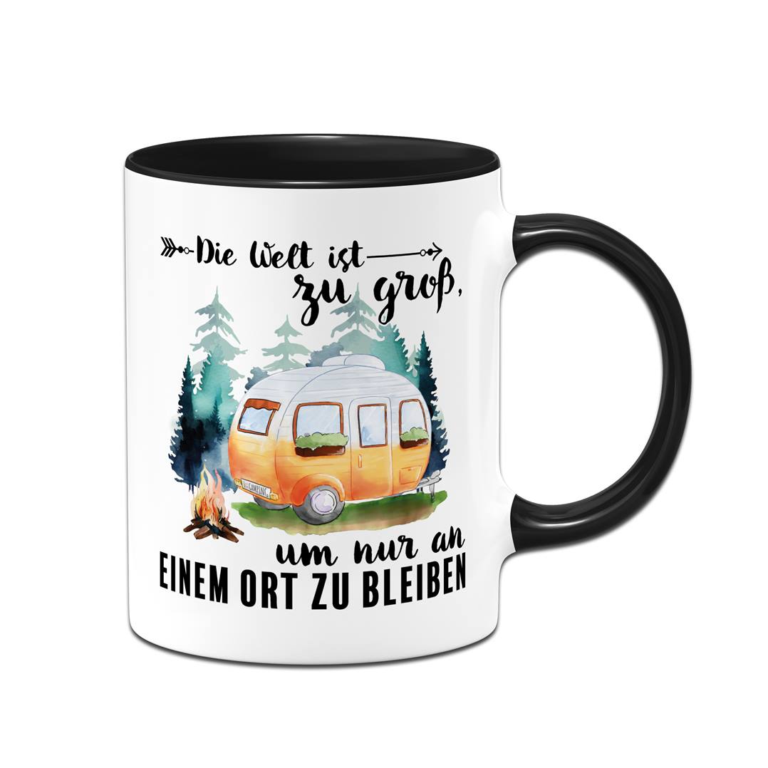 Tasse - Die Welt ist zu groß, um nur an einem Ort zu bleiben (Caravan)