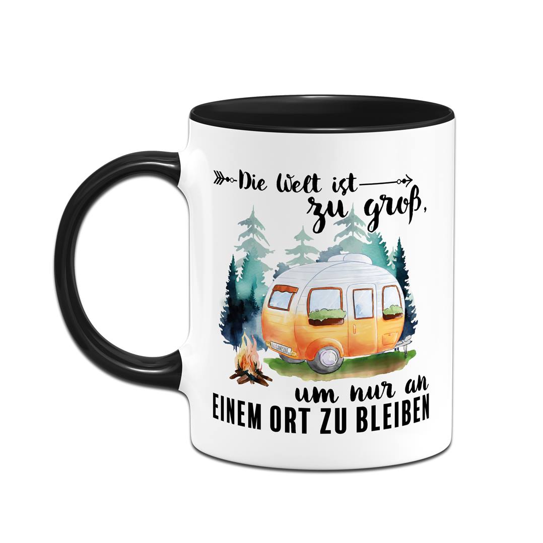 Tasse - Die Welt ist zu groß, um nur an einem Ort zu bleiben (Caravan)