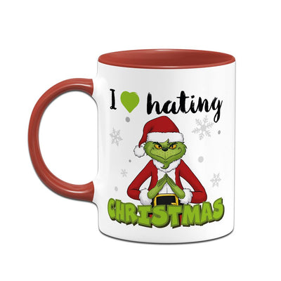 Tasse - Grinch - I love hating Christmas