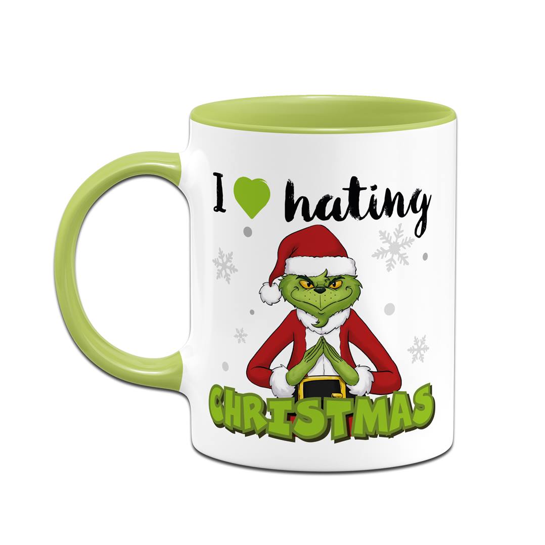 Tasse - Grinch - I love hating Christmas