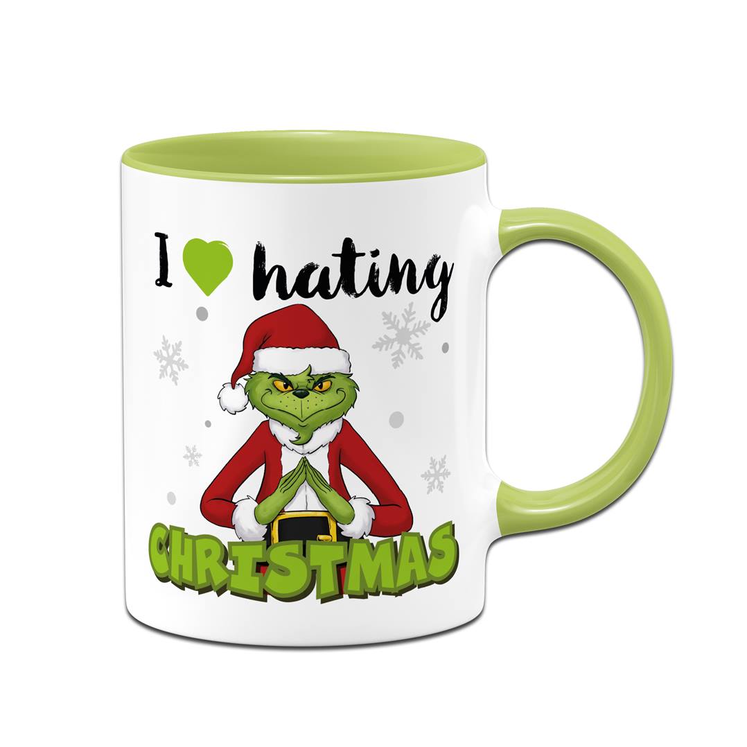 Tasse - Grinch - I love hating Christmas