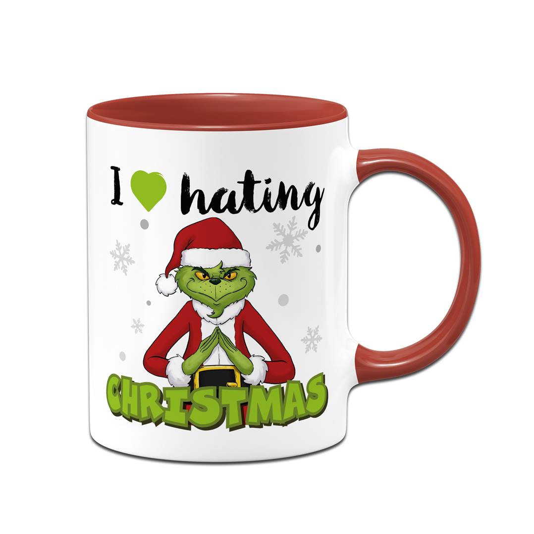 Tasse - Grinch - I love hating Christmas