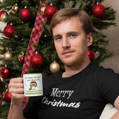 Tasse - Grinch - Ich hasse Morgen und Menschen und ganz besonders Morgenmenschen