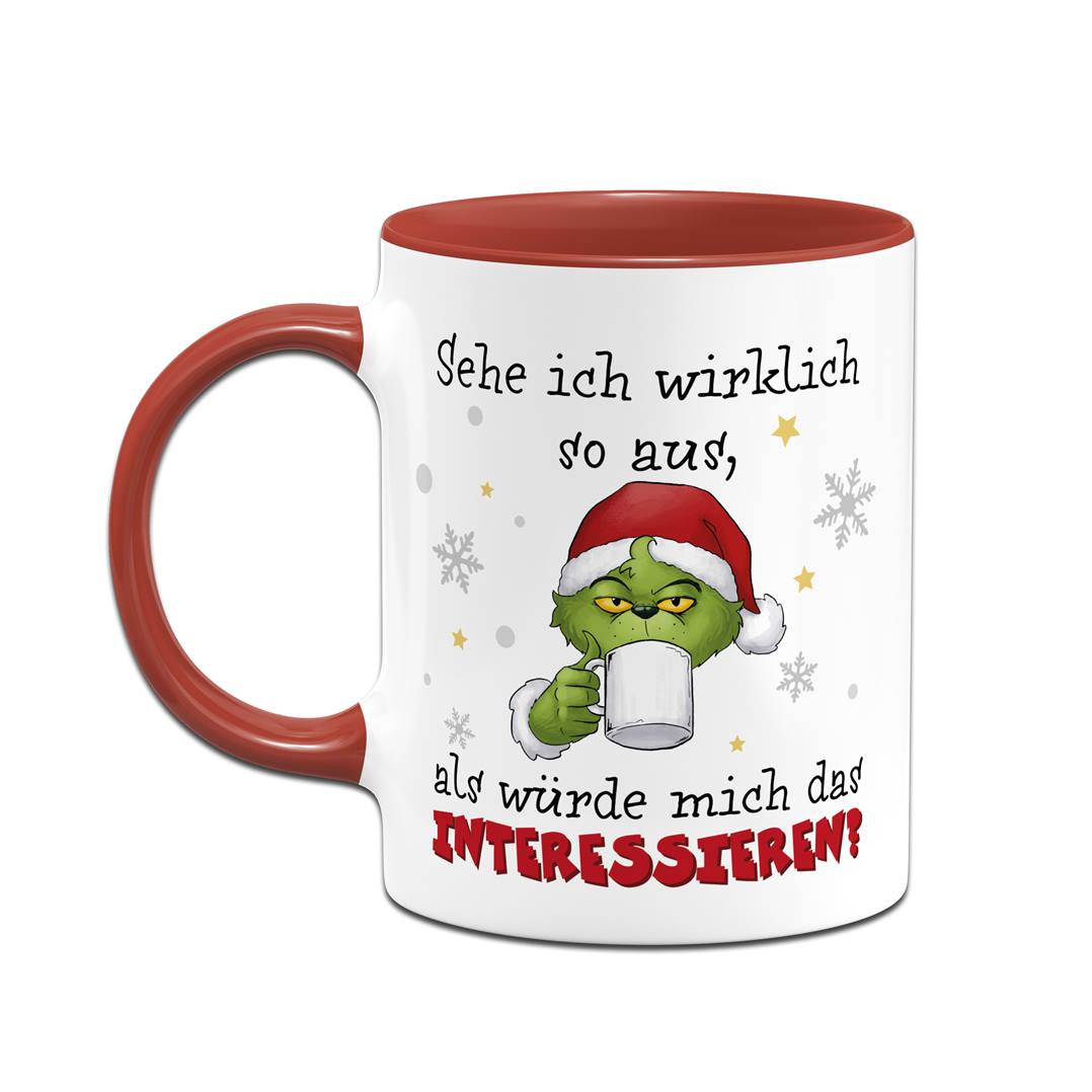 Tasse - Grinch - Sehe ich wirklich so aus, als würde mich das interessieren?