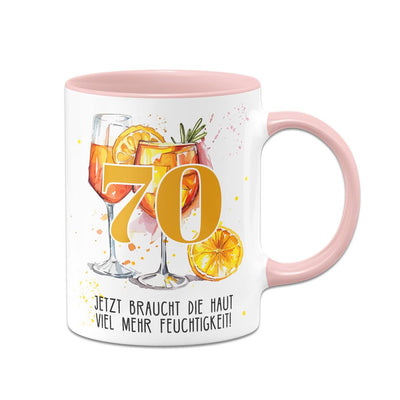 Tasse - Jetzt braucht die Haut viel mehr Feuchtigkeit! - (Zahl - runder Geburtstag)