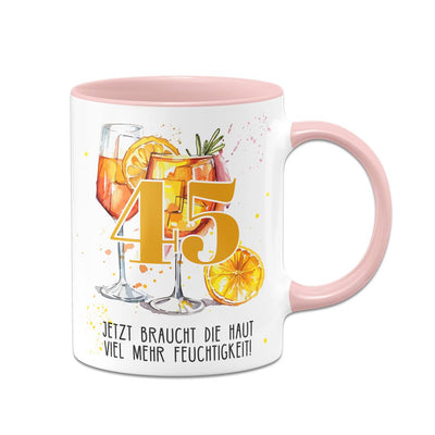 Tasse - Jetzt braucht die Haut viel mehr Feuchtigkeit! - (Zahl - runder Geburtstag)