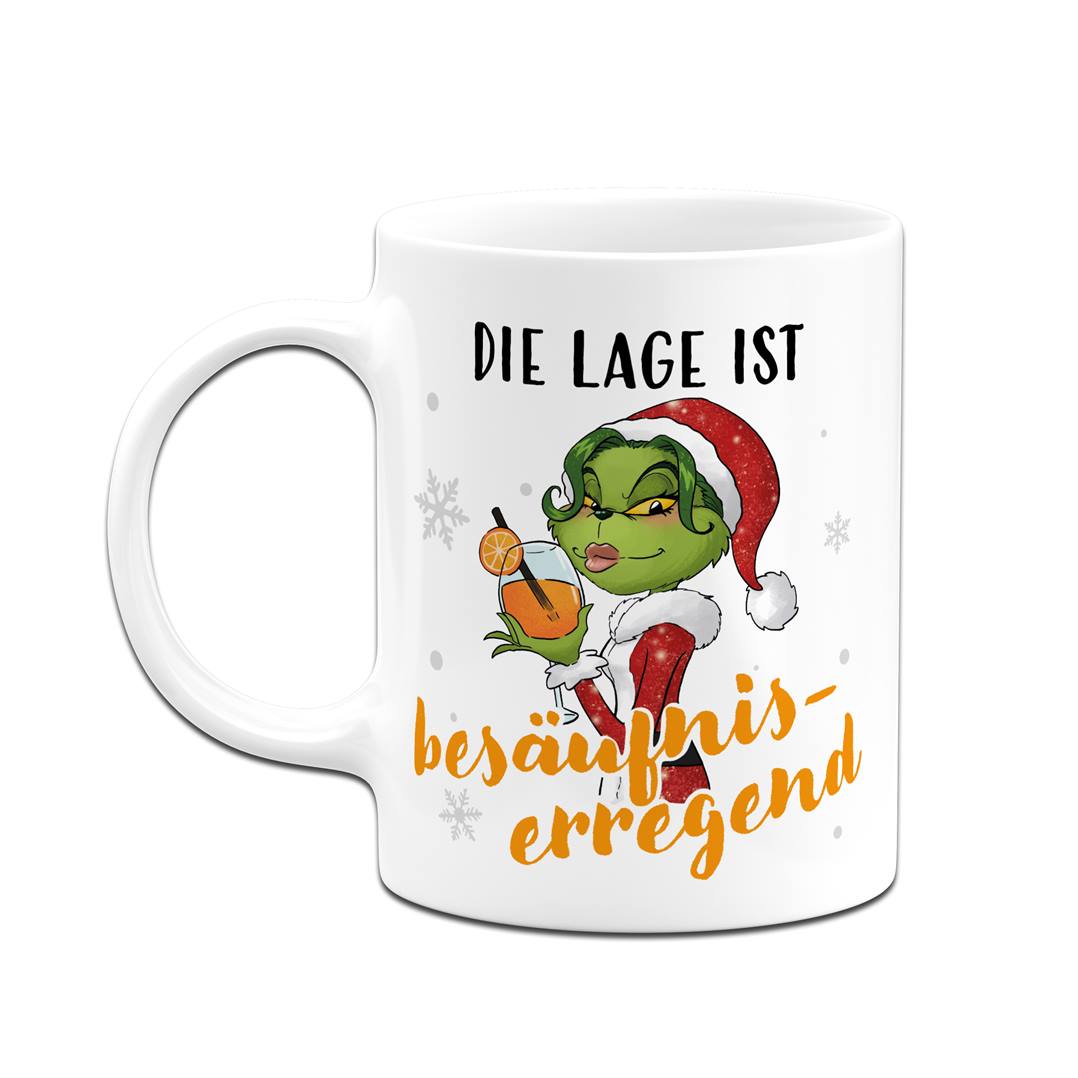 Tasse - Miss Grinch - Die Lage ist besäufniserregend (Aperol)