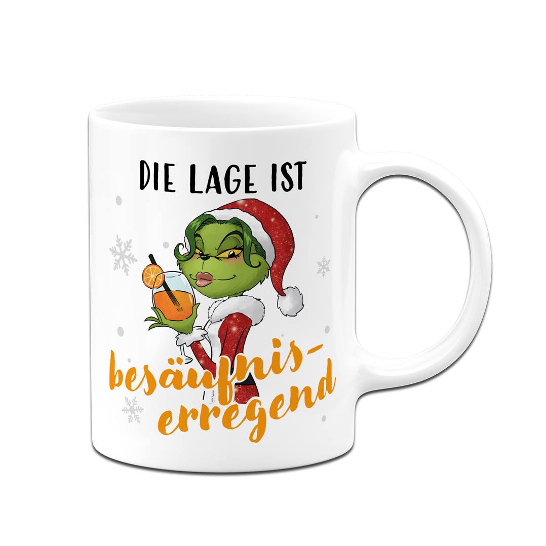 Tasse - Miss Grinch - Die Lage ist besäufniserregend (Aperol)