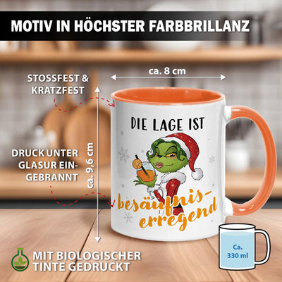 Tasse - Miss Grinch - Die Lage ist besäufniserregend (Aperol)