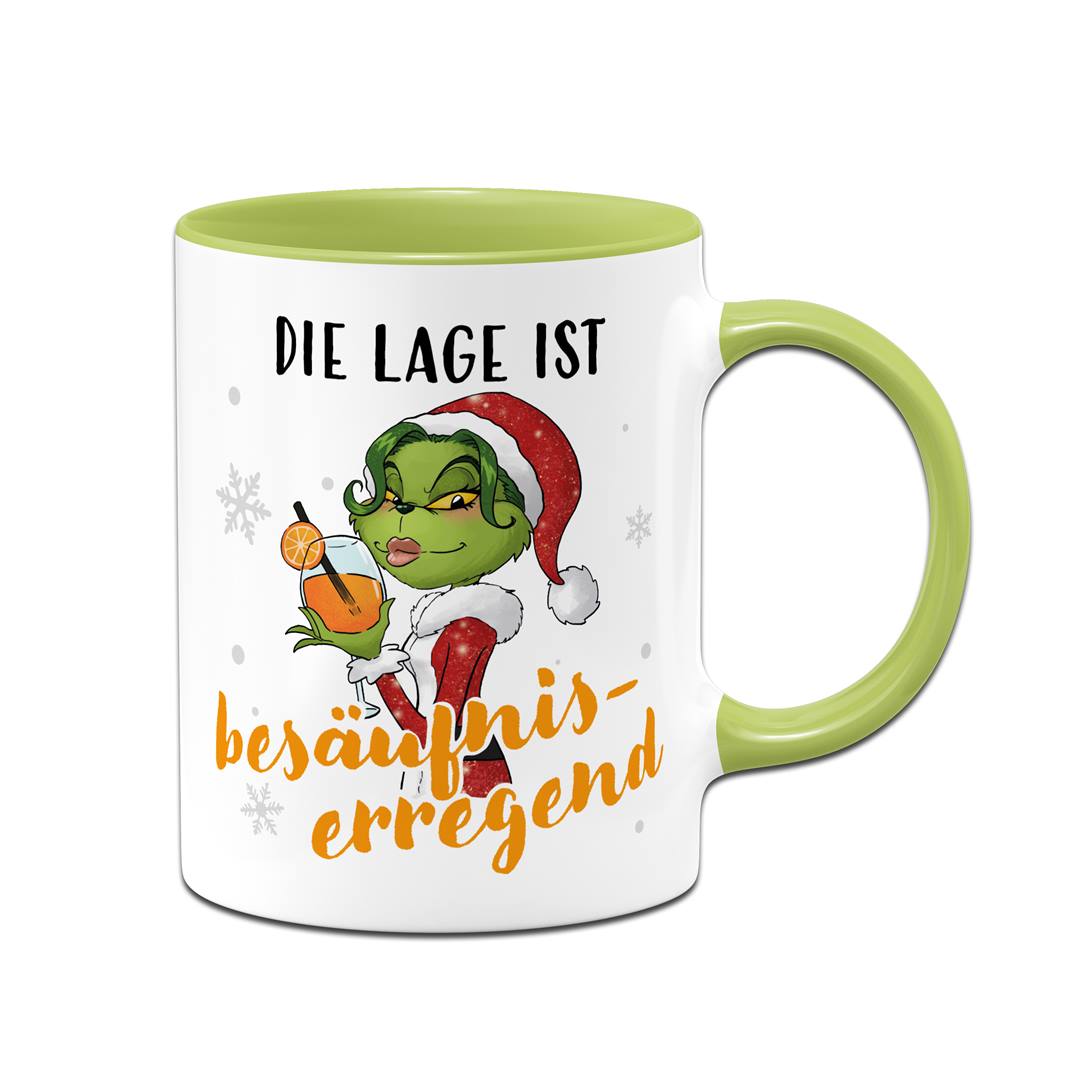 Tasse - Miss Grinch - Die Lage ist besäufniserregend (Aperol)