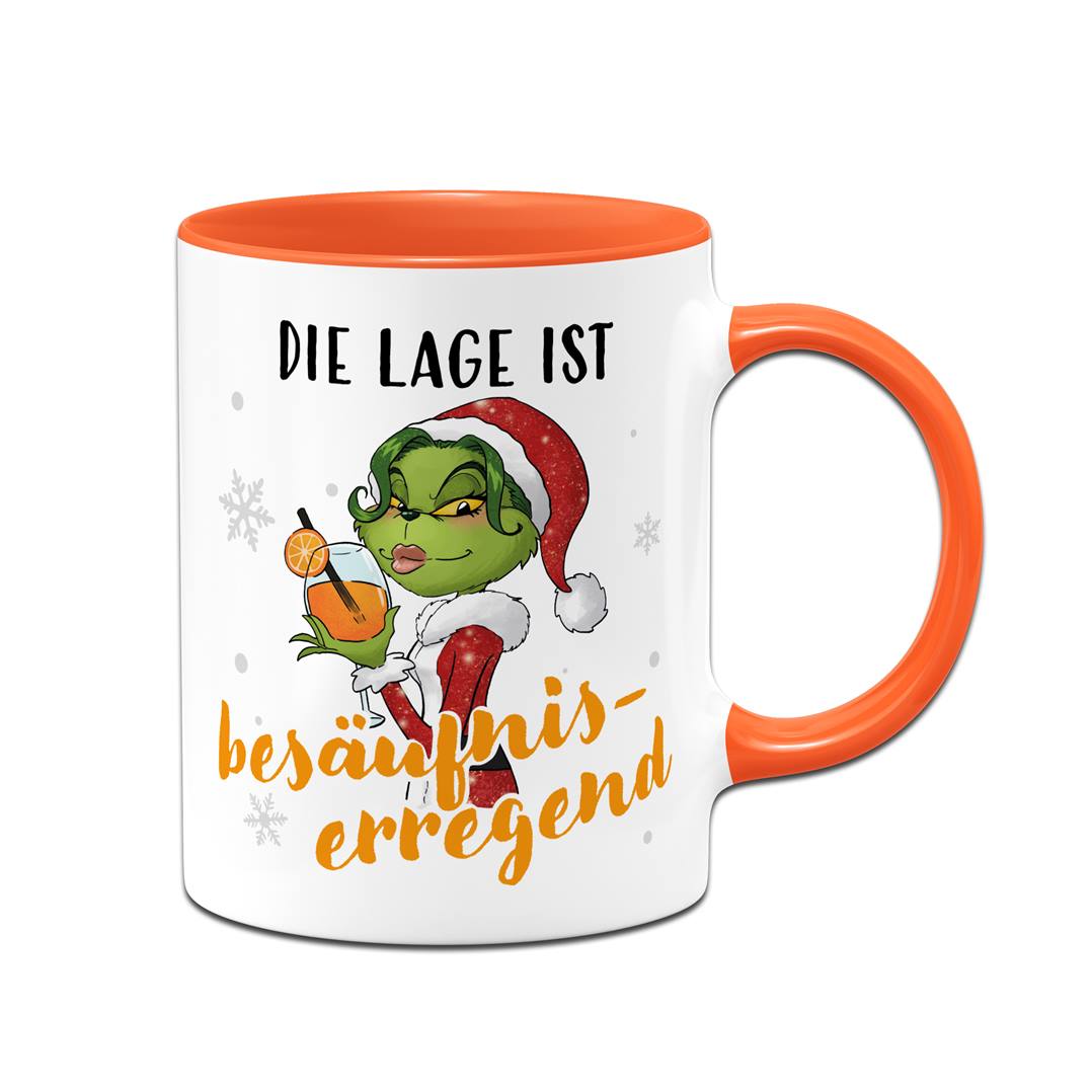 Tasse - Miss Grinch - Die Lage ist besäufniserregend (Aperol)