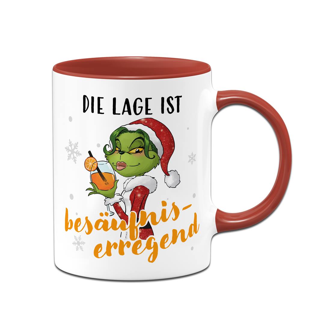 Tasse - Miss Grinch - Die Lage ist besäufniserregend (Aperol)