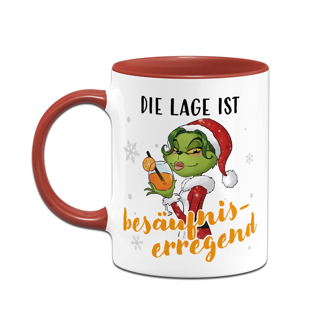 Tasse - Miss Grinch - Die Lage ist besäufniserregend (Aperol)