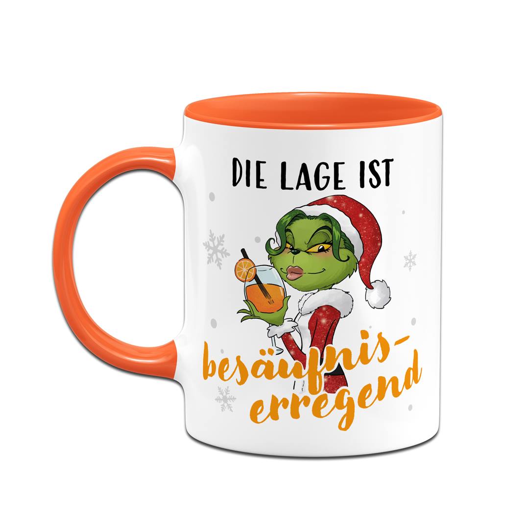 Tasse - Miss Grinch - Die Lage ist besäufniserregend (Aperol)