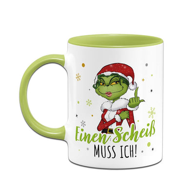 Tasse - Miss Grinch - Einen Scheiß muss ich! (Mittelfinger)