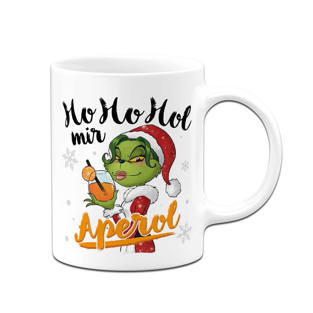 Tasse - Miss Grinch - Ho Ho Hol mir Aperol