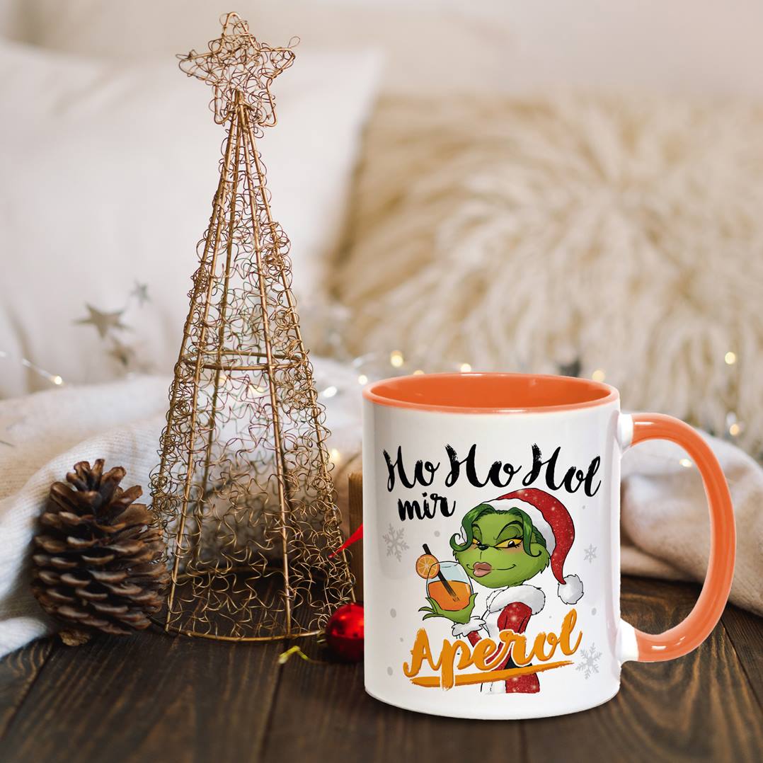 Tasse - Miss Grinch - Ho Ho Hol mir Aperol