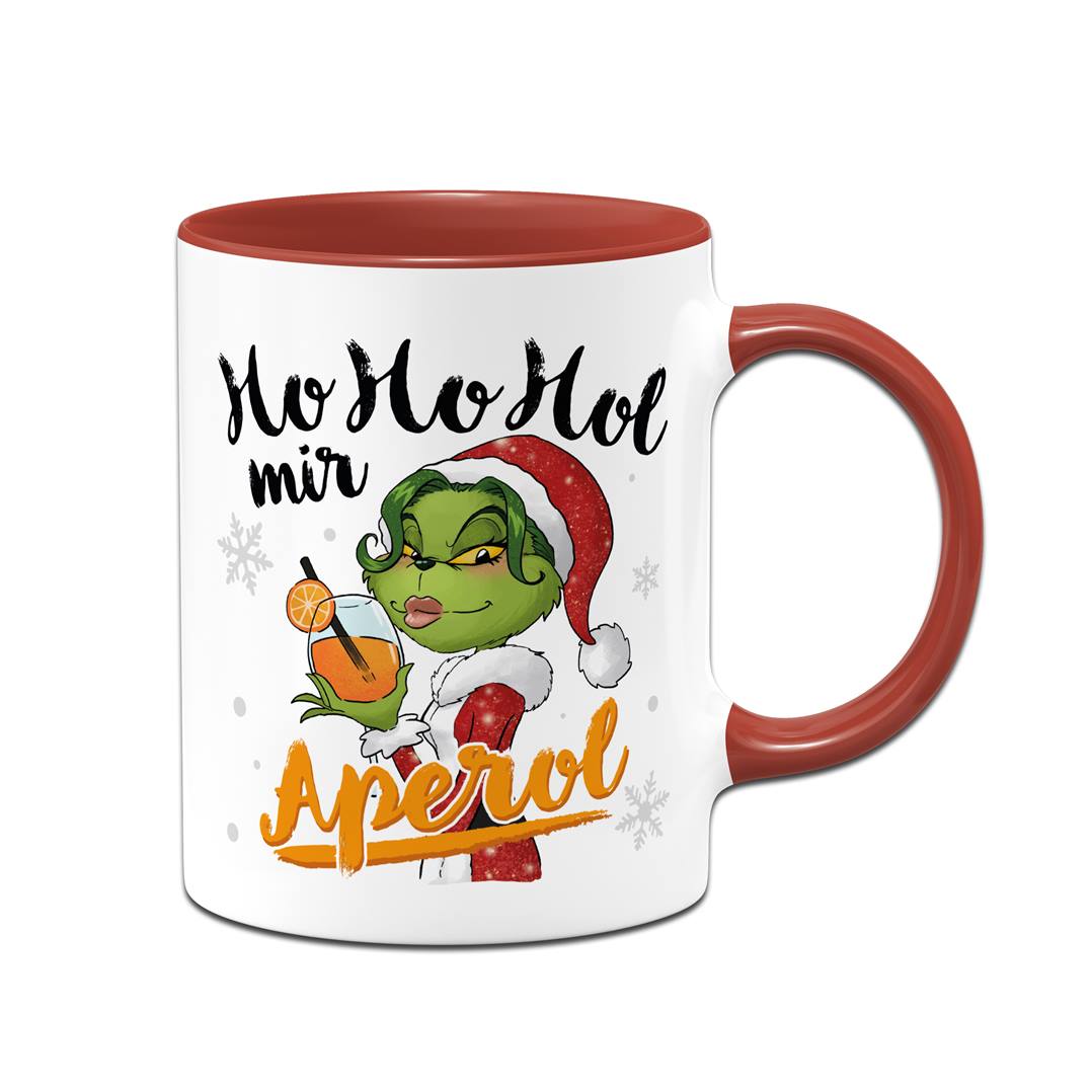 Tasse - Miss Grinch - Ho Ho Hol mir Aperol