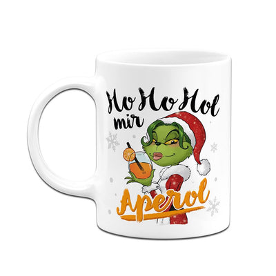 Tasse - Miss Grinch - Ho Ho Hol mir Aperol